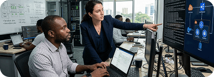 DevOps and cloud engineering team Nigeria — AWS Azure Docker Kubernetes offshore centre