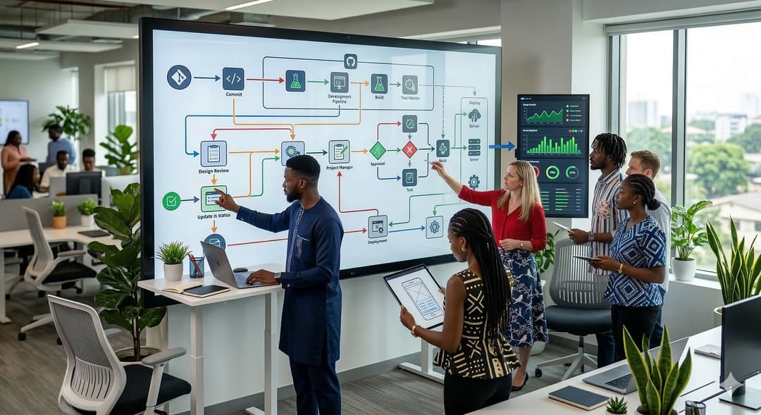 Software developers integrating into client workflow using Jira Slack and GitHub for sprint collaboration