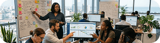 Agencies and consultancies with overflow work.