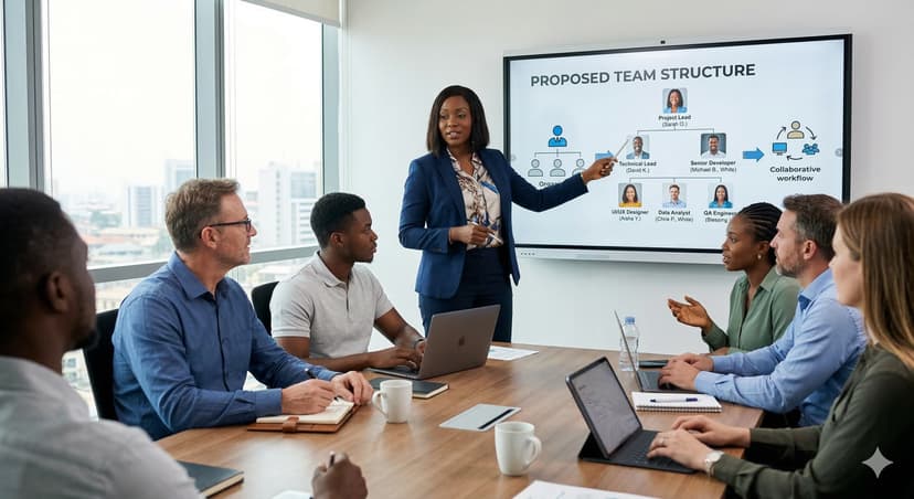 We propose a team